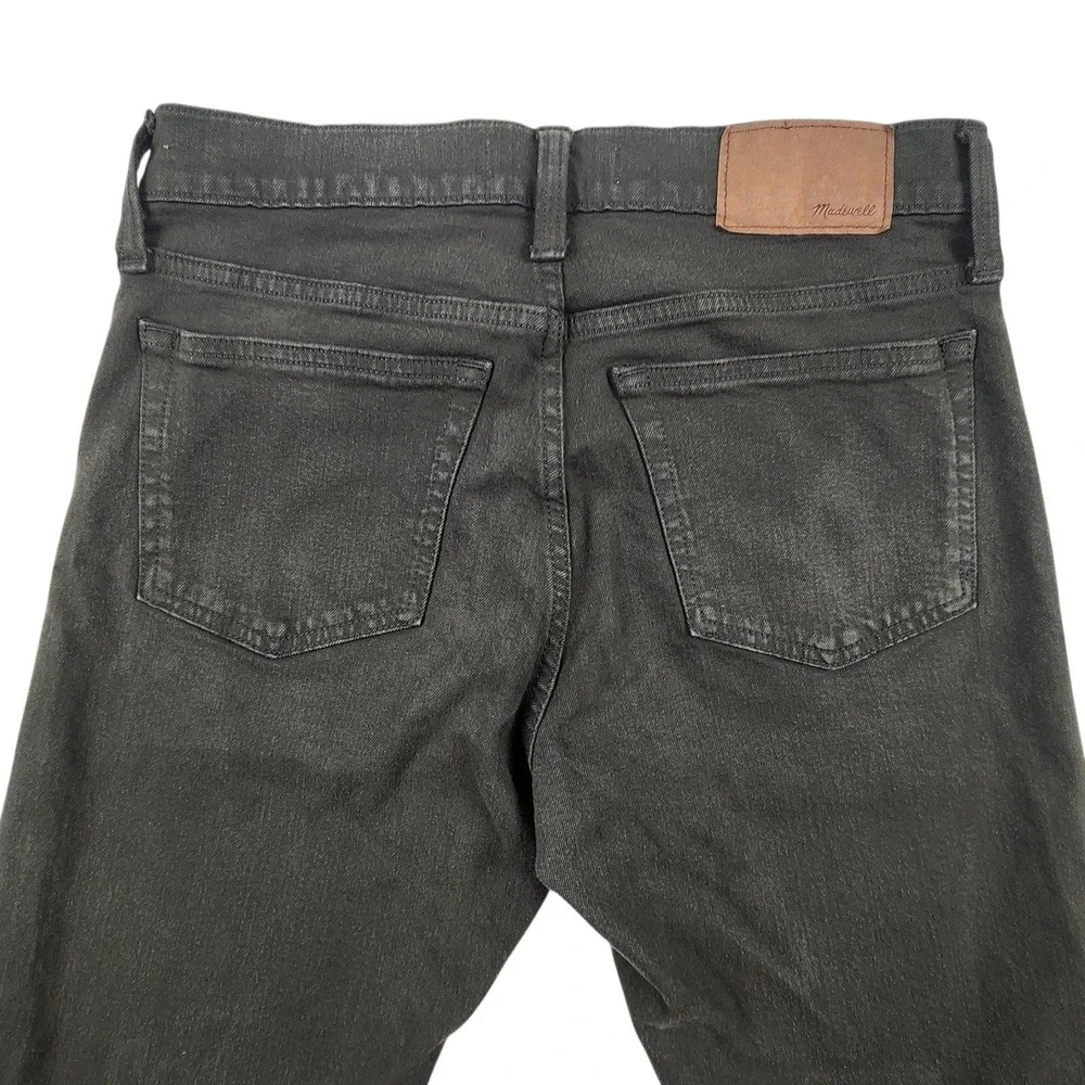 Madewell Slim Jeans 29x30 Faded Black Denim Casual Classic Pants